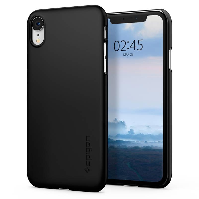 Kryt na mobil Spigen Thin Fit pro Apple iPhone XR černý