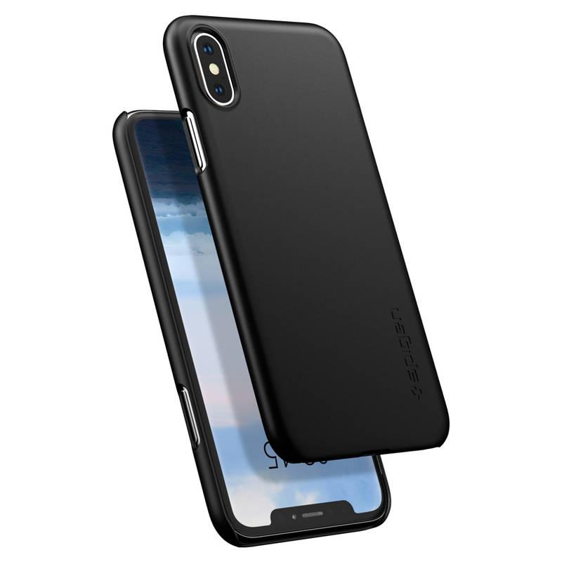 Kryt na mobil Spigen Thin Fit pro Apple iPhone Xs X černý, Kryt, na, mobil, Spigen, Thin, Fit, pro, Apple, iPhone, Xs, X, černý