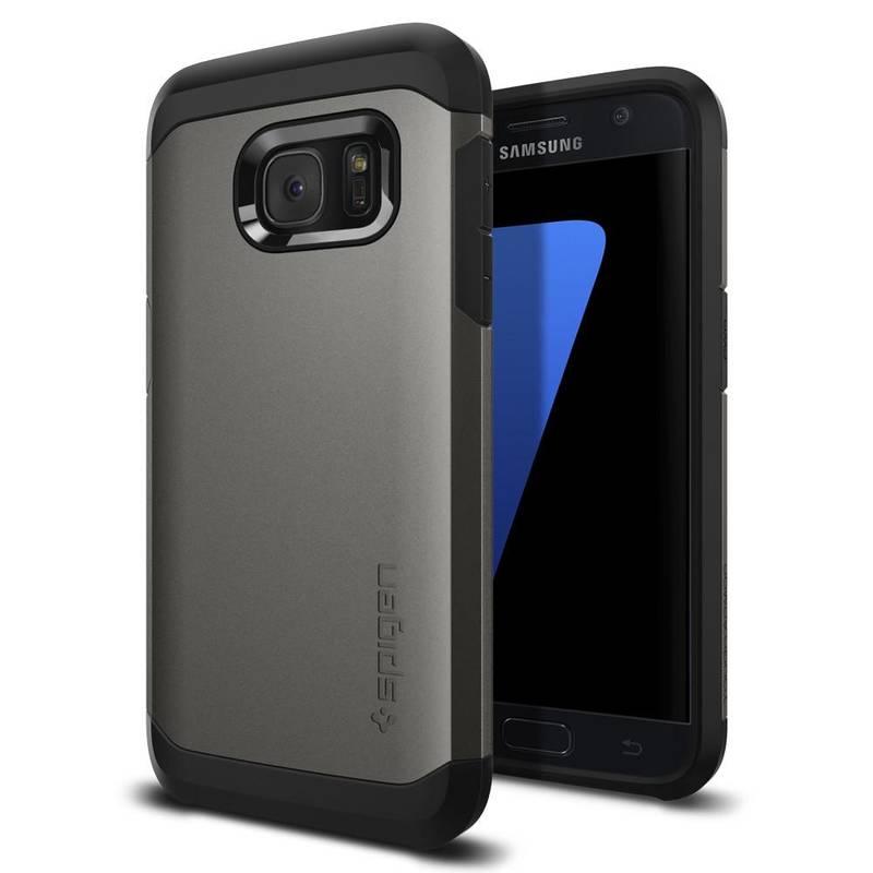 Kryt na mobil Spigen Tough Armor pro Samsung Galaxy S7 šedý, Kryt, na, mobil, Spigen, Tough, Armor, pro, Samsung, Galaxy, S7, šedý