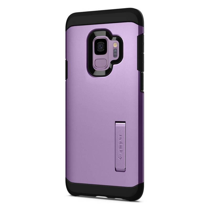 Kryt na mobil Spigen Tough Armor pro Samsung Galaxy S9 fialový