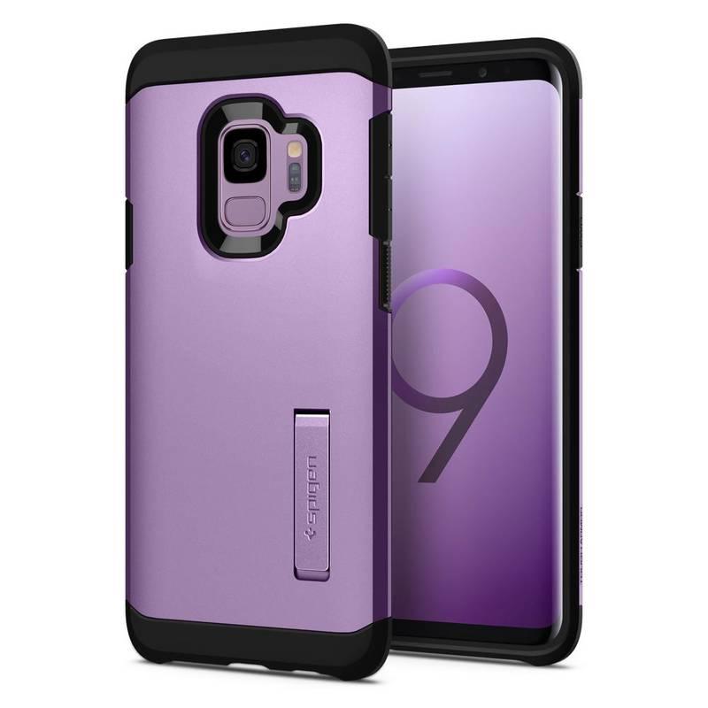 Kryt na mobil Spigen Tough Armor pro Samsung Galaxy S9 fialový