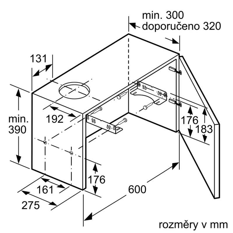 Odsavač par Bosch DFL063W55, Odsavač, par, Bosch, DFL063W55