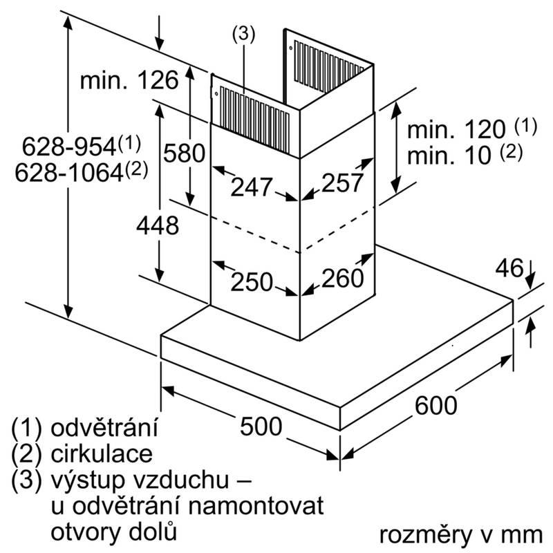 Odsavač par Bosch DWB68JQ50 nerez