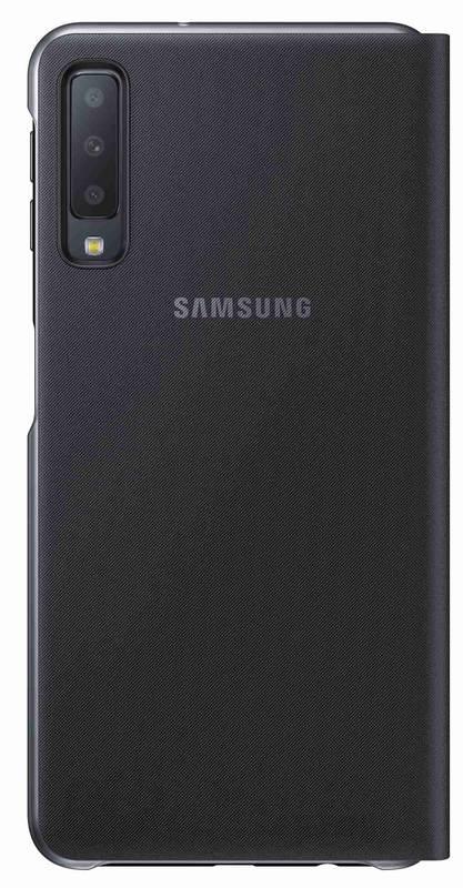 Pouzdro na mobil flipové Samsung Wallet cover pro A7 černé, Pouzdro, na, mobil, flipové, Samsung, Wallet, cover, pro, A7, černé