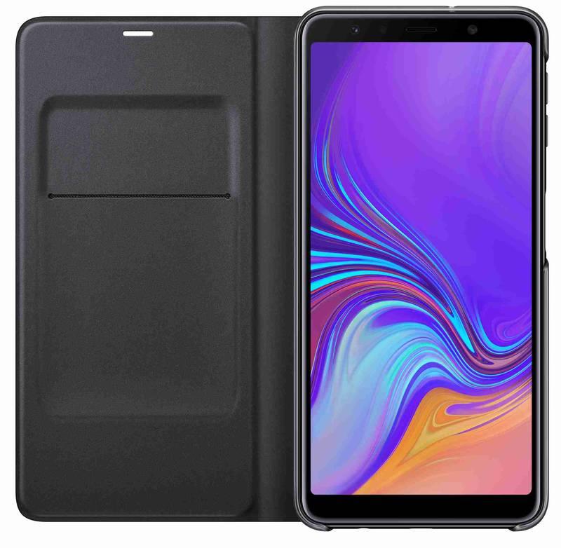 Pouzdro na mobil flipové Samsung Wallet cover pro A7 černé