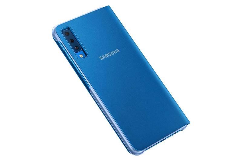 Pouzdro na mobil flipové Samsung Wallet cover pro A7 modré, Pouzdro, na, mobil, flipové, Samsung, Wallet, cover, pro, A7, modré