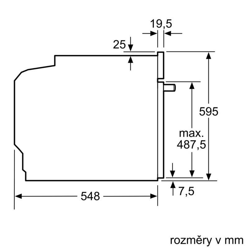 Trouba Bosch HBA514ES1 nerez, Trouba, Bosch, HBA514ES1, nerez