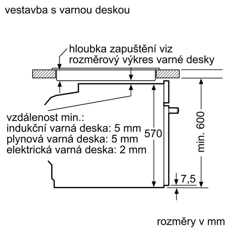 Trouba Bosch HBA514ES1 nerez