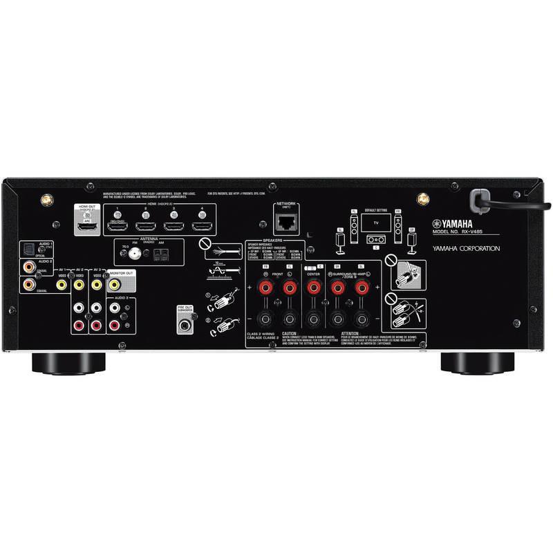 AV Receiver Yamaha RX-V485 stříbrný, AV, Receiver, Yamaha, RX-V485, stříbrný