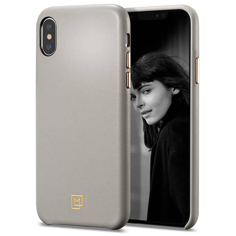 Kryt na mobil Spigen La Manon Calin pro Apple iPhone Xs X béžový, Kryt, na, mobil, Spigen, La, Manon, Calin, pro, Apple, iPhone, Xs, X, béžový