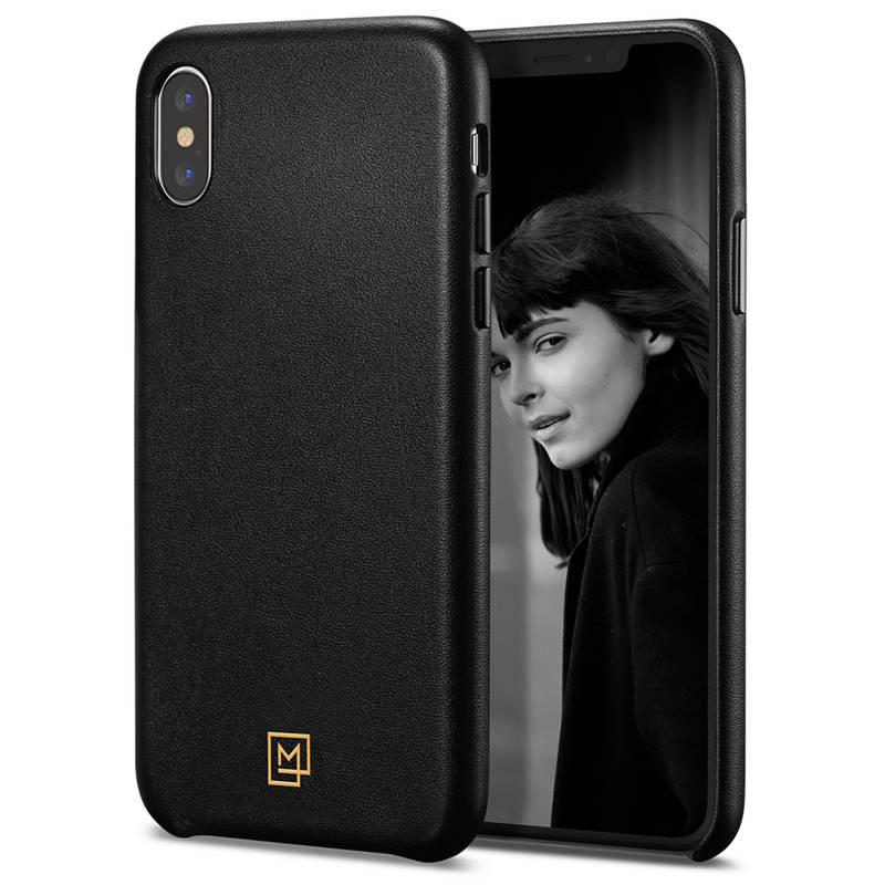 Kryt na mobil Spigen La Manon Calin pro Apple iPhone Xs X černý