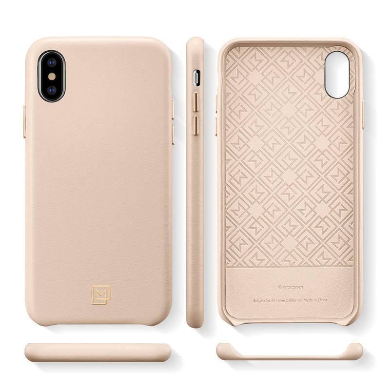 Kryt na mobil Spigen La Manon Calin pro Apple iPhone Xs X růžový, Kryt, na, mobil, Spigen, La, Manon, Calin, pro, Apple, iPhone, Xs, X, růžový