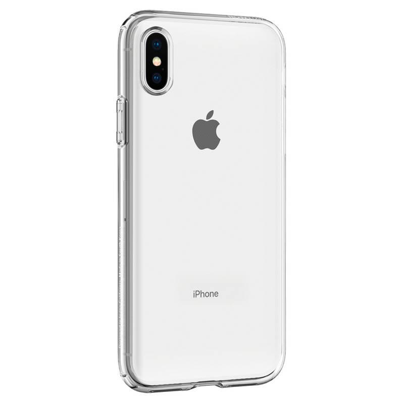 Kryt na mobil Spigen Liquid Crystal pro Apple iPhone Xs X průhledný, Kryt, na, mobil, Spigen, Liquid, Crystal, pro, Apple, iPhone, Xs, X, průhledný