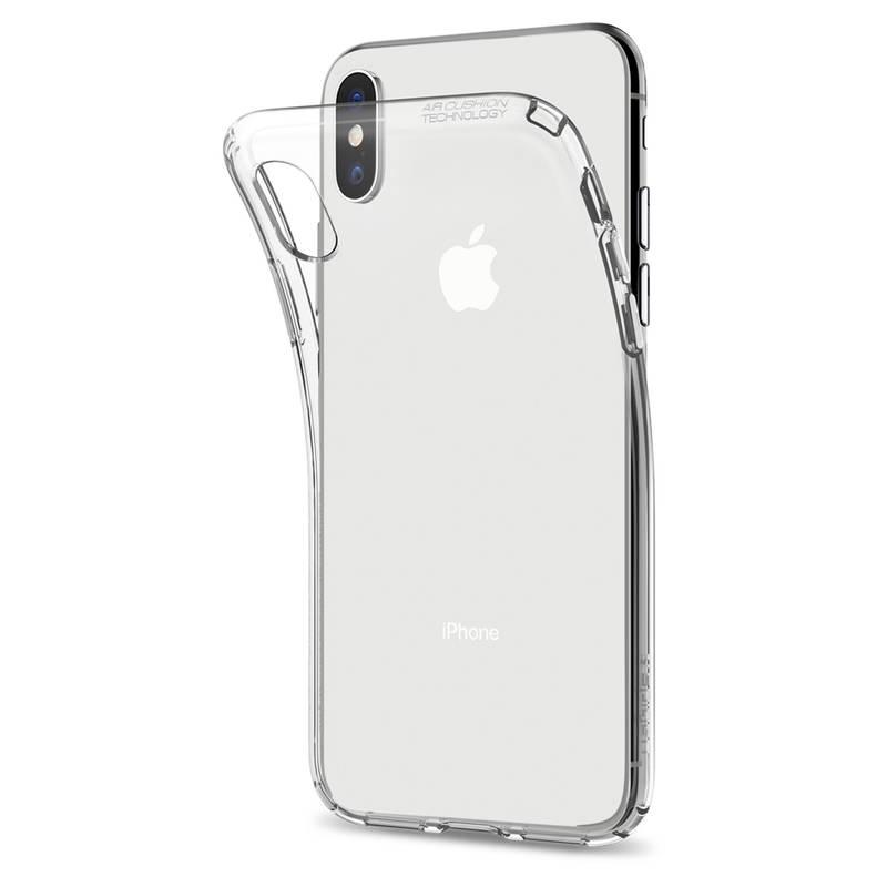 Kryt na mobil Spigen Liquid Crystal pro Apple iPhone Xs X průhledný, Kryt, na, mobil, Spigen, Liquid, Crystal, pro, Apple, iPhone, Xs, X, průhledný