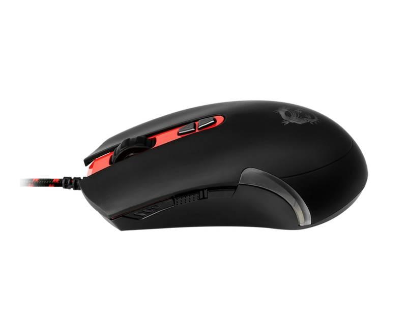 Myš MSI Interceptor DS100 Gaming černá, Myš, MSI, Interceptor, DS100, Gaming, černá