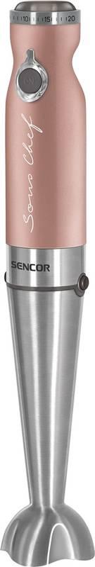 Ponorný mixér Sencor SHB 5605RS růžový, Ponorný, mixér, Sencor, SHB, 5605RS, růžový
