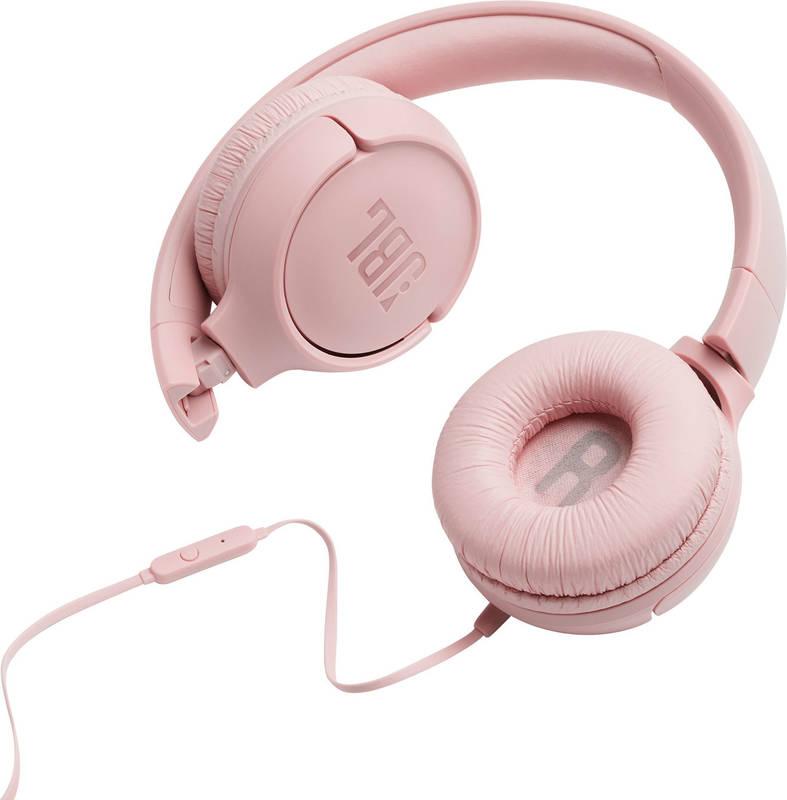 Sluchátka JBL Tune 500 růžová