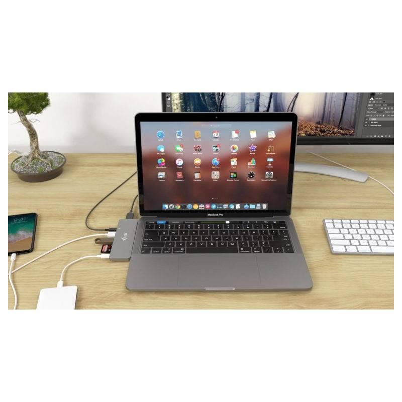 Dokovací stanice i-tec USB-C Metal pro Apple MacBook Pro Power Delivery, Dokovací, stanice, i-tec, USB-C, Metal, pro, Apple, MacBook, Pro, Power, Delivery