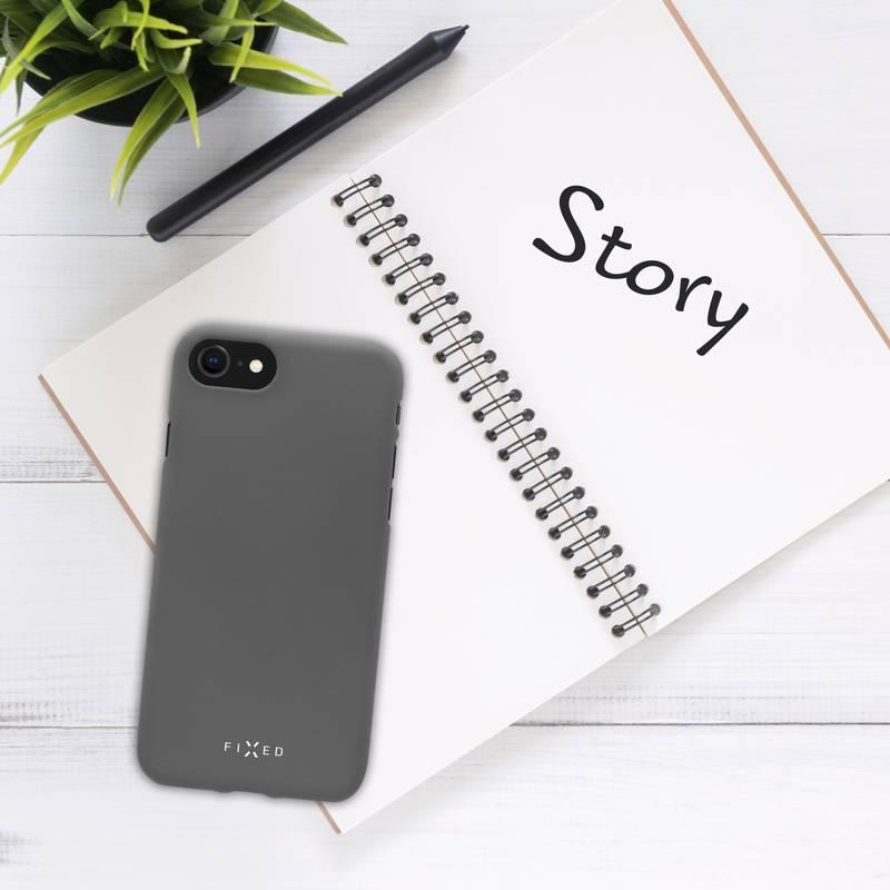 Kryt na mobil FIXED Story pro Apple iPhone 7 8 šedý