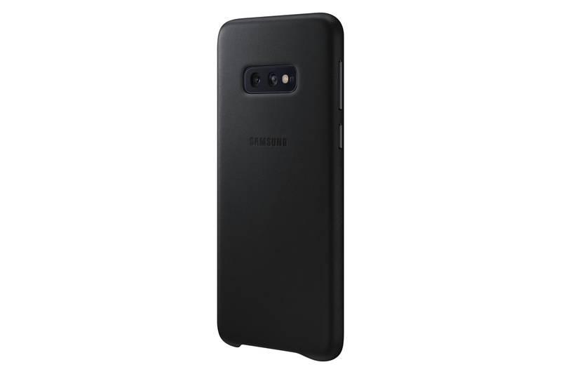 Kryt na mobil Samsung Leather Cover pro Galaxy S10e černý