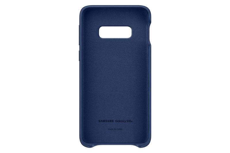 Kryt na mobil Samsung Leather Cover pro Galaxy S10e - navy