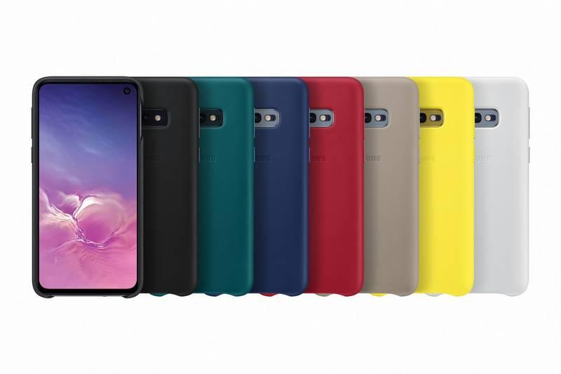 Kryt na mobil Samsung Leather Cover pro Galaxy S10e žlutý, Kryt, na, mobil, Samsung, Leather, Cover, pro, Galaxy, S10e, žlutý