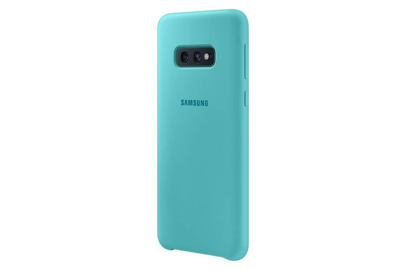 Kryt na mobil Samsung Silicon Cover pro Galaxy S10e zelený