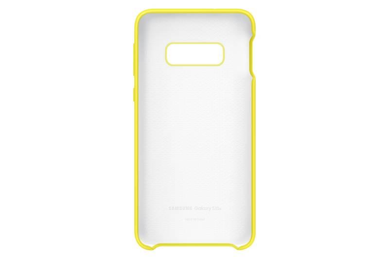 Kryt na mobil Samsung Silicon Cover pro Galaxy S10e žlutý