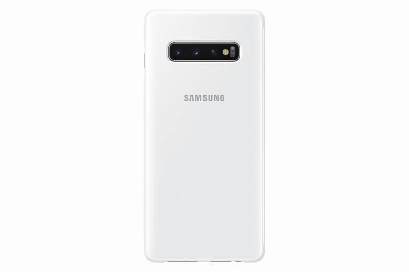 Pouzdro na mobil flipové Samsung Clear View pro Galaxy S10 bílé, Pouzdro, na, mobil, flipové, Samsung, Clear, View, pro, Galaxy, S10, bílé