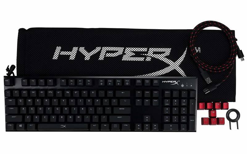Klávesnice HyperX Alloy FPS Mechanical, MX Red, US černá