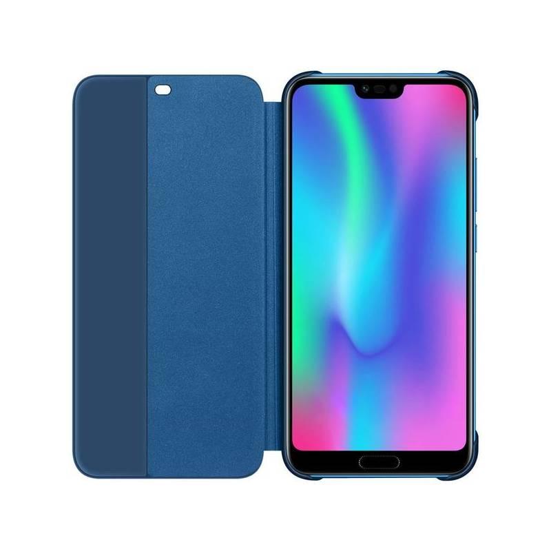 Pouzdro na mobil flipové Honor 10 modré