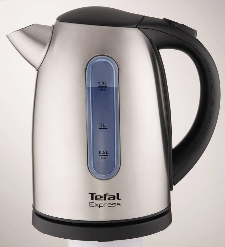 Rychlovarná konvice Tefal Express II Inox KI170D40 černá nerez, Rychlovarná, konvice, Tefal, Express, II, Inox, KI170D40, černá, nerez