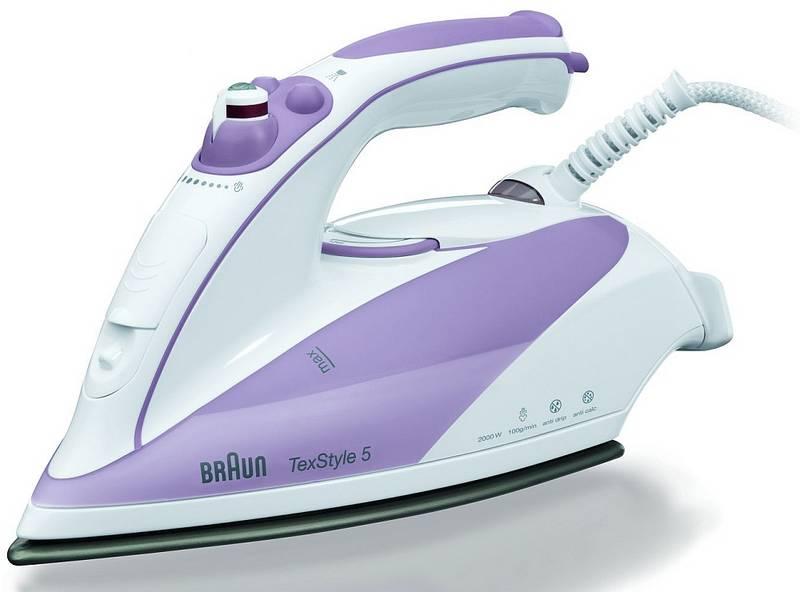 Žehlička Braun TexStyle 5 TS 505 fialová