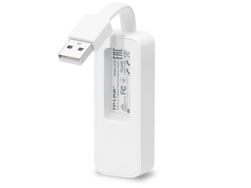 Síťová karta TP-Link UE200 USB bílá, Síťová, karta, TP-Link, UE200, USB, bílá