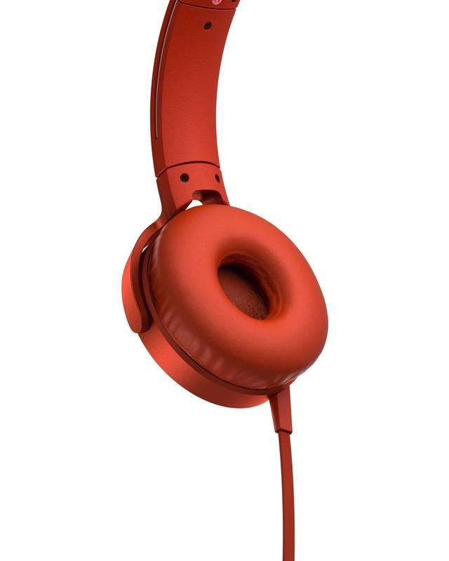 Sluchátka Sony MDR-XB550AP Extra Bass™ červená, Sluchátka, Sony, MDR-XB550AP, Extra, Bass™, červená