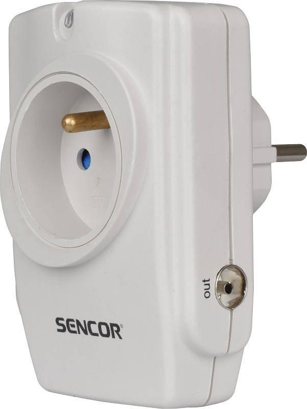 Přepěťová ochrana Sencor SSP 110, 1x zásuvka bílá, Přepěťová, ochrana, Sencor, SSP, 110, 1x, zásuvka, bílá