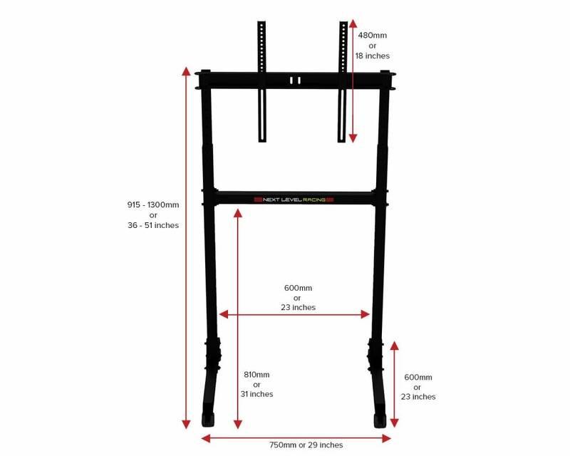 Držák Next Level Racing Standing Single Monitor Stand pro 1 monitor