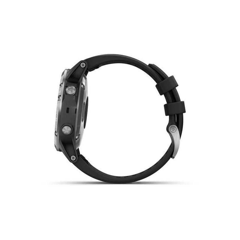 Hodiny Garmin Fenix5 Plus černé stříbrné, Hodiny, Garmin, Fenix5, Plus, černé, stříbrné