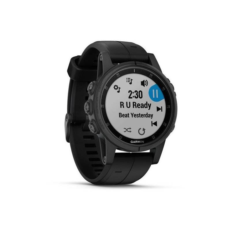 Hodiny Garmin Fenix5S Plus černé