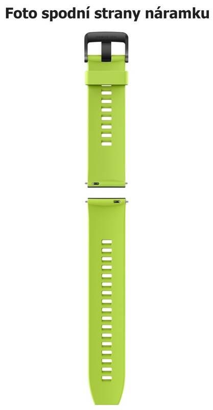 Řemínek Huawei silikonový pro chytré hodinky Huawei Watch GT, Watch GT 2 - Fluorescent Green zelený, Řemínek, Huawei, silikonový, pro, chytré, hodinky, Huawei, Watch, GT, Watch, GT, 2, Fluorescent, Green, zelený