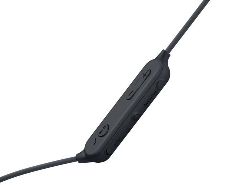 Sluchátka Sony WI-SP600NB černá, Sluchátka, Sony, WI-SP600NB, černá