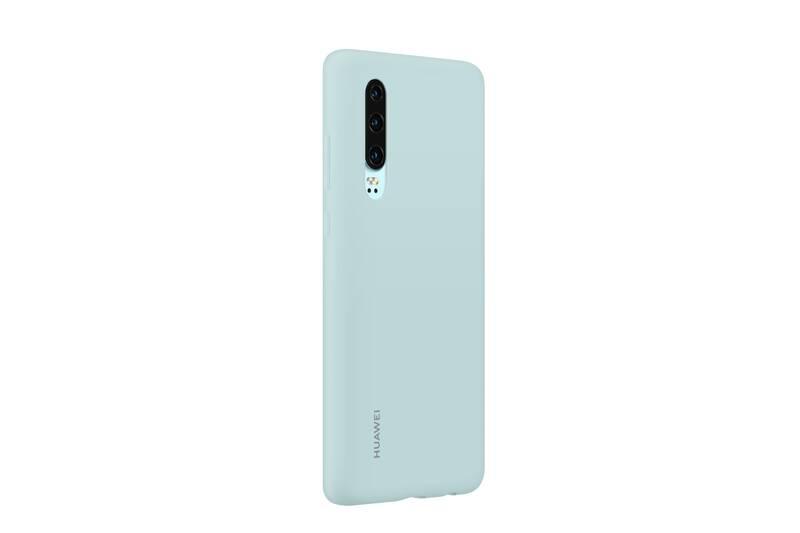 Kryt na mobil Huawei Silicone Car Case pro P30 - světle modrý, Kryt, na, mobil, Huawei, Silicone, Car, Case, pro, P30, světle, modrý