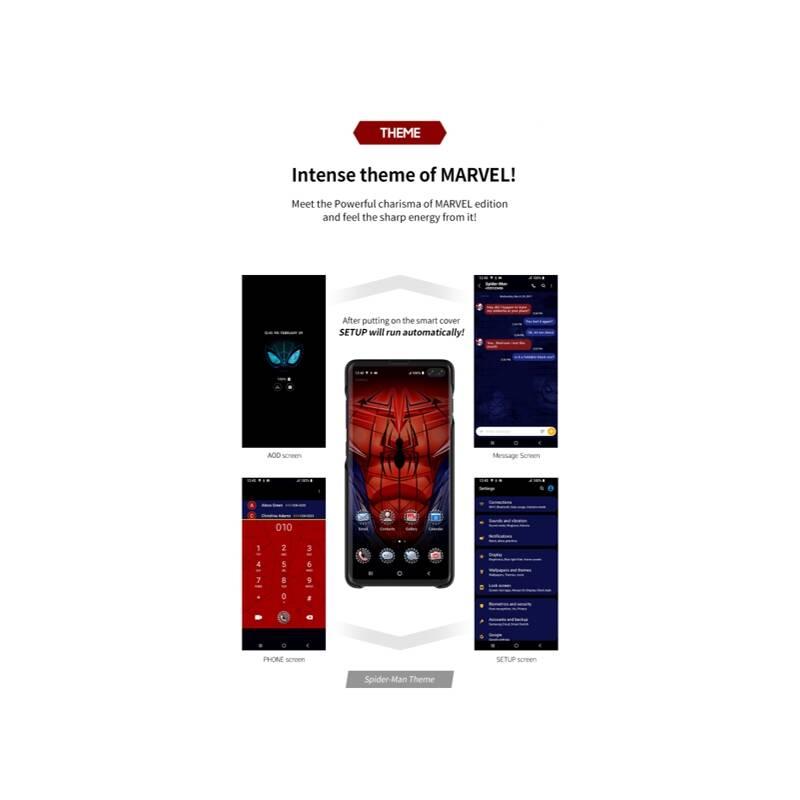 Kryt na mobil Samsung Spider-Man pro Galaxy S10e červený, Kryt, na, mobil, Samsung, Spider-Man, pro, Galaxy, S10e, červený