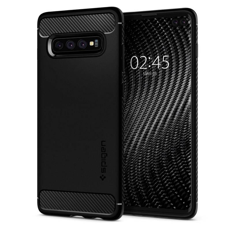 Kryt na mobil Spigen Rugged Armor pro Samsung Galaxy S10 černý, Kryt, na, mobil, Spigen, Rugged, Armor, pro, Samsung, Galaxy, S10, černý