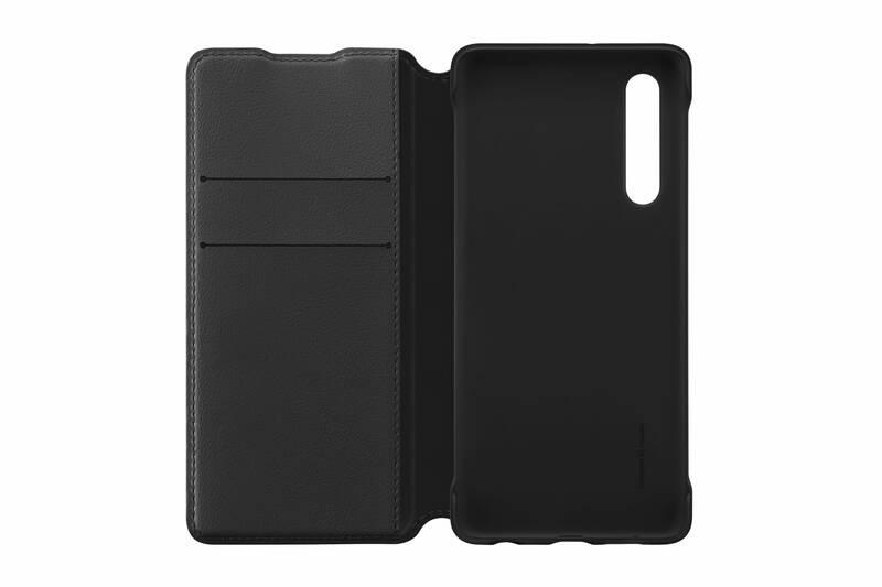 Pouzdro na mobil flipové Huawei Wallet Cover pro P30 černé, Pouzdro, na, mobil, flipové, Huawei, Wallet, Cover, pro, P30, černé