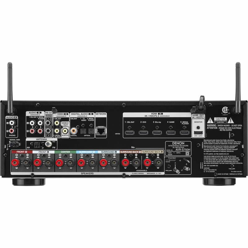 AV Receiver Denon AVR-S750H set reproduktorů Polk černý, AV, Receiver, Denon, AVR-S750H, set, reproduktorů, Polk, černý