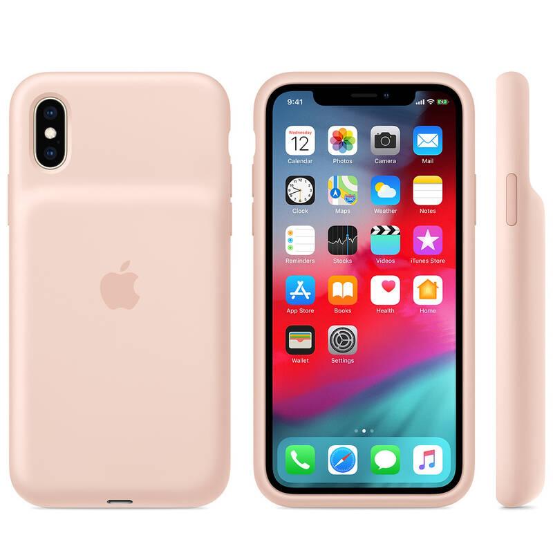 Kryt na mobil Apple Smart Battery Case pro iPhone Xs - pískově růžový