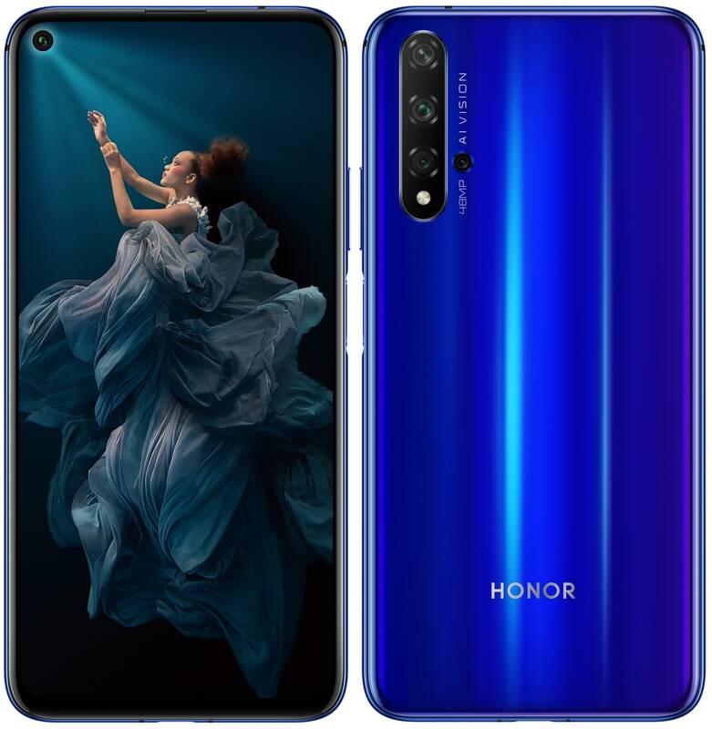 Mobilní telefon Honor 20 Dual SIM modrý