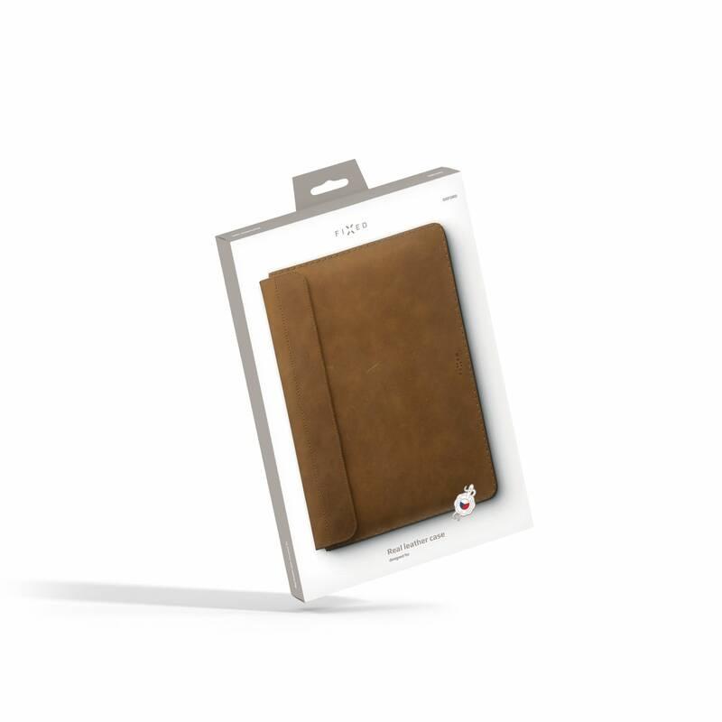 Pouzdro FIXED Oxford pro Apple Macbook Pro 15" hnědé