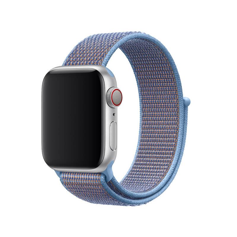 Řemínek Apple Watch 40mm popelavě modrý provlékací sportovní, Řemínek, Apple, Watch, 40mm, popelavě, modrý, provlékací, sportovní
